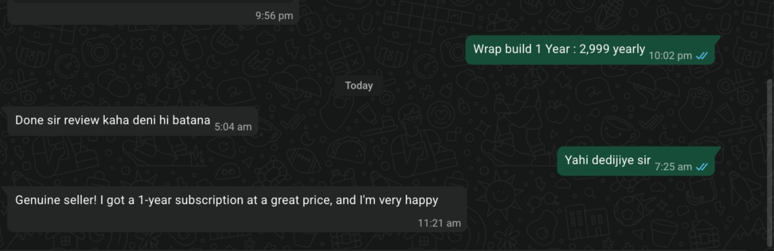 Customer review screenshot 5
